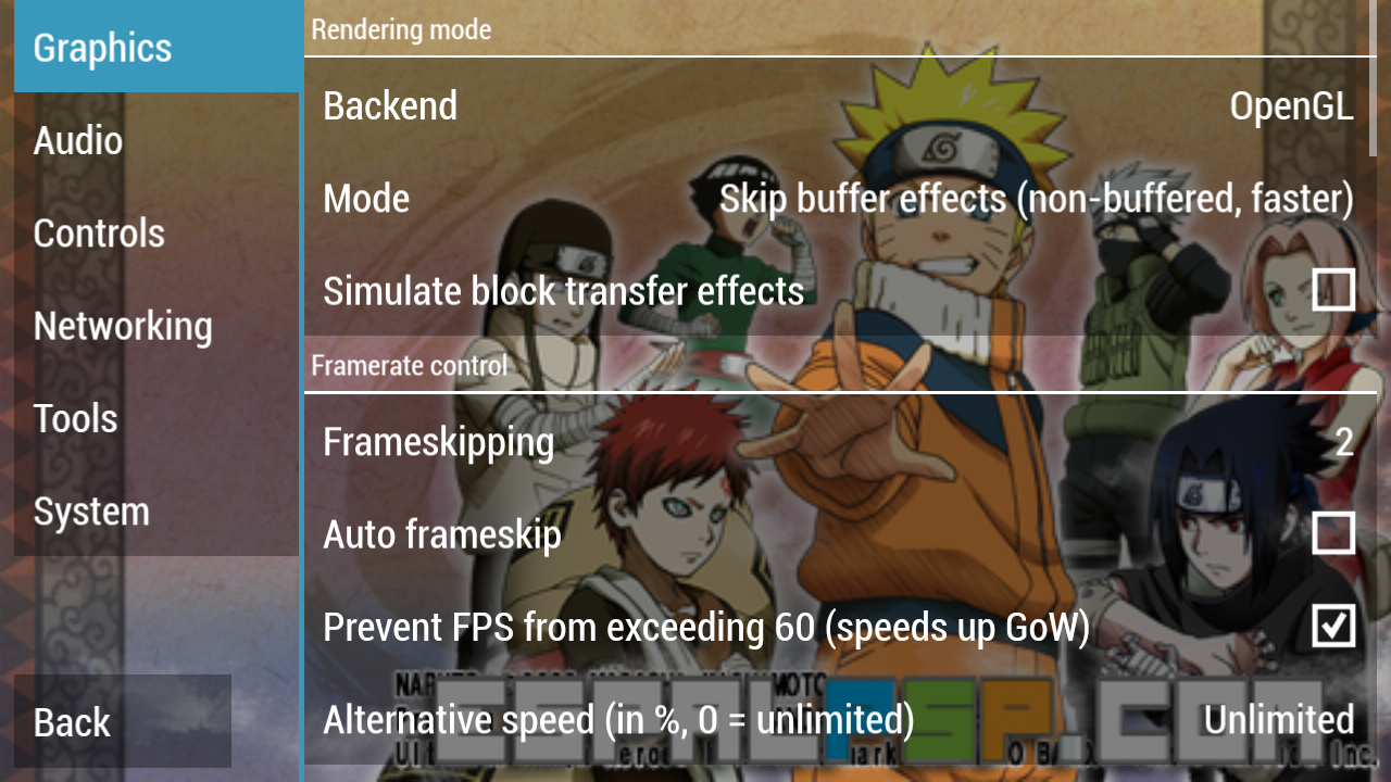 The Best PPSSPP Game Setting Of Naruto Ultimate Ninja Heroes Free