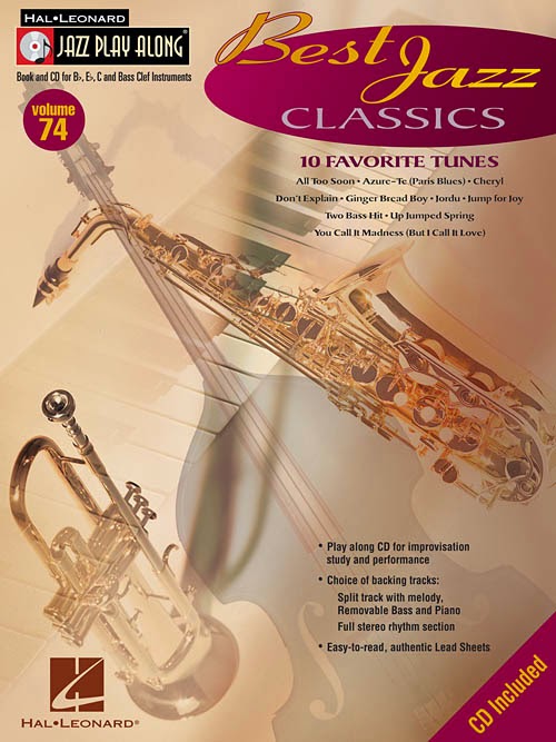 Jazz Recursos Jazz Play Along Vol. 74 Best Jazz Classics