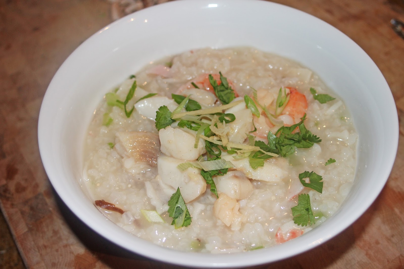 The Grub Files: Cooking with Camissonia: Seafood Rice Porridge/Congee ...