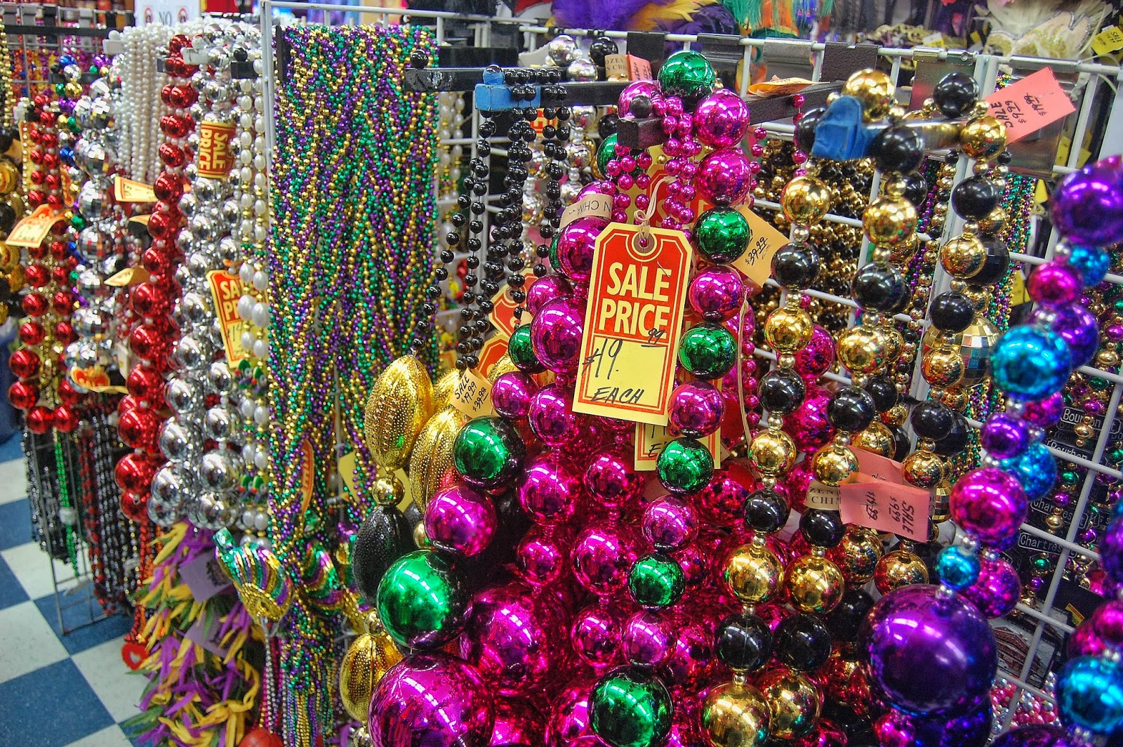 Mardi Gras The Art of bead buying