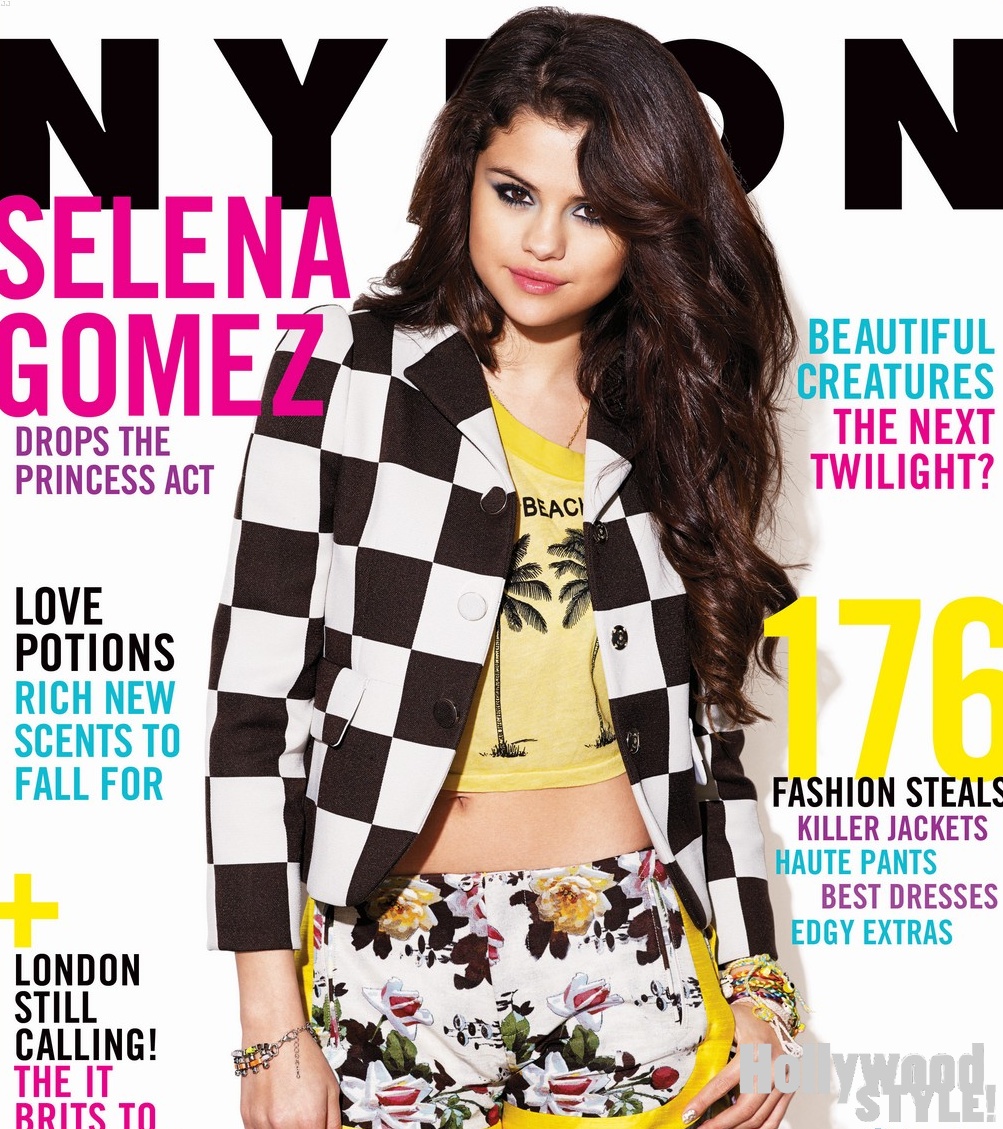 Selena Gomez en la portada de Nylon Magazine Febrero 2013.