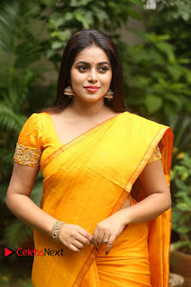 Actress Poorna Pictures in Saree at Avanthika Movie Opening  0026