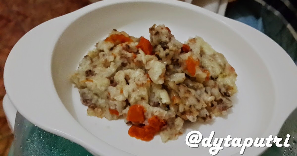 Resep MPASI : Nasi Kukus Daging (10m) ~ THE DYTAPUTRI