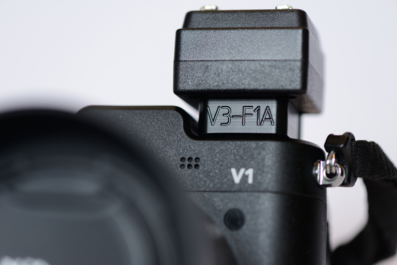 Adapting Camera The next generation of Nikon 1 flash adapter is the V3F1A