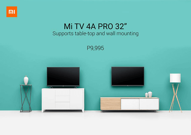Xiaomi Mi TV 4A PRO 32" arrives in the Philippines with ultra