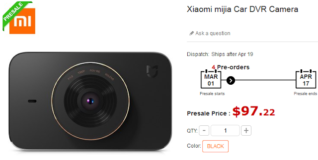  كوبون تخفيض لـ كاميرا Xiaomi mijia Car DVR Camera من موقع GearBest  Car%2Bdvr%2Bcamera