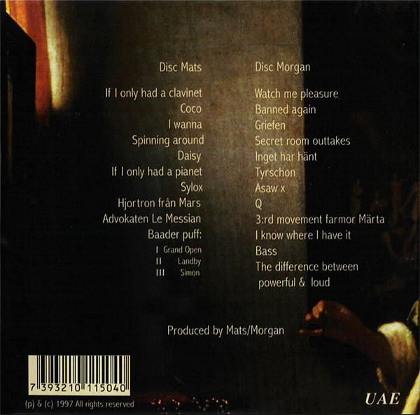 Rockliquias Mats Morgan Band The Music Or The Money 1997