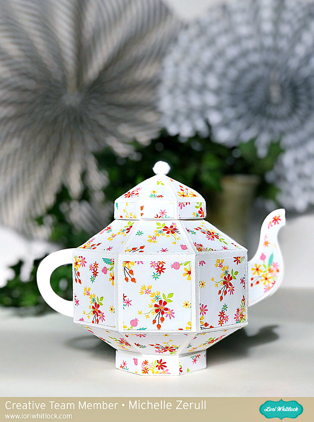 Michelle Zerull Paper Teapot