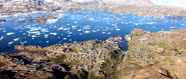 Tasiilaq aeiral view