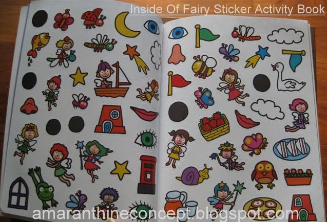 Amaranthine Concept: Sticker Activity Books