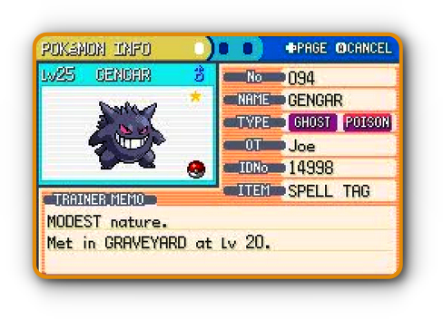 ◓ Pokédex Completa: Gengar (Pokémon) Nº 094