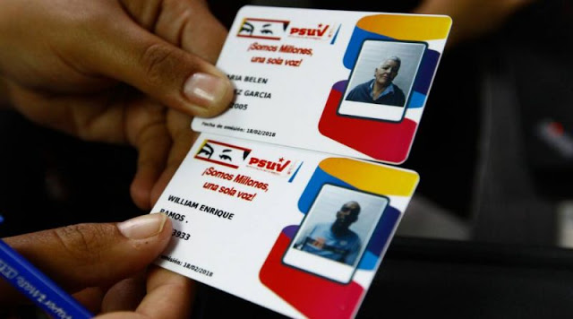Resultado de imagen para carnet del psuv bono