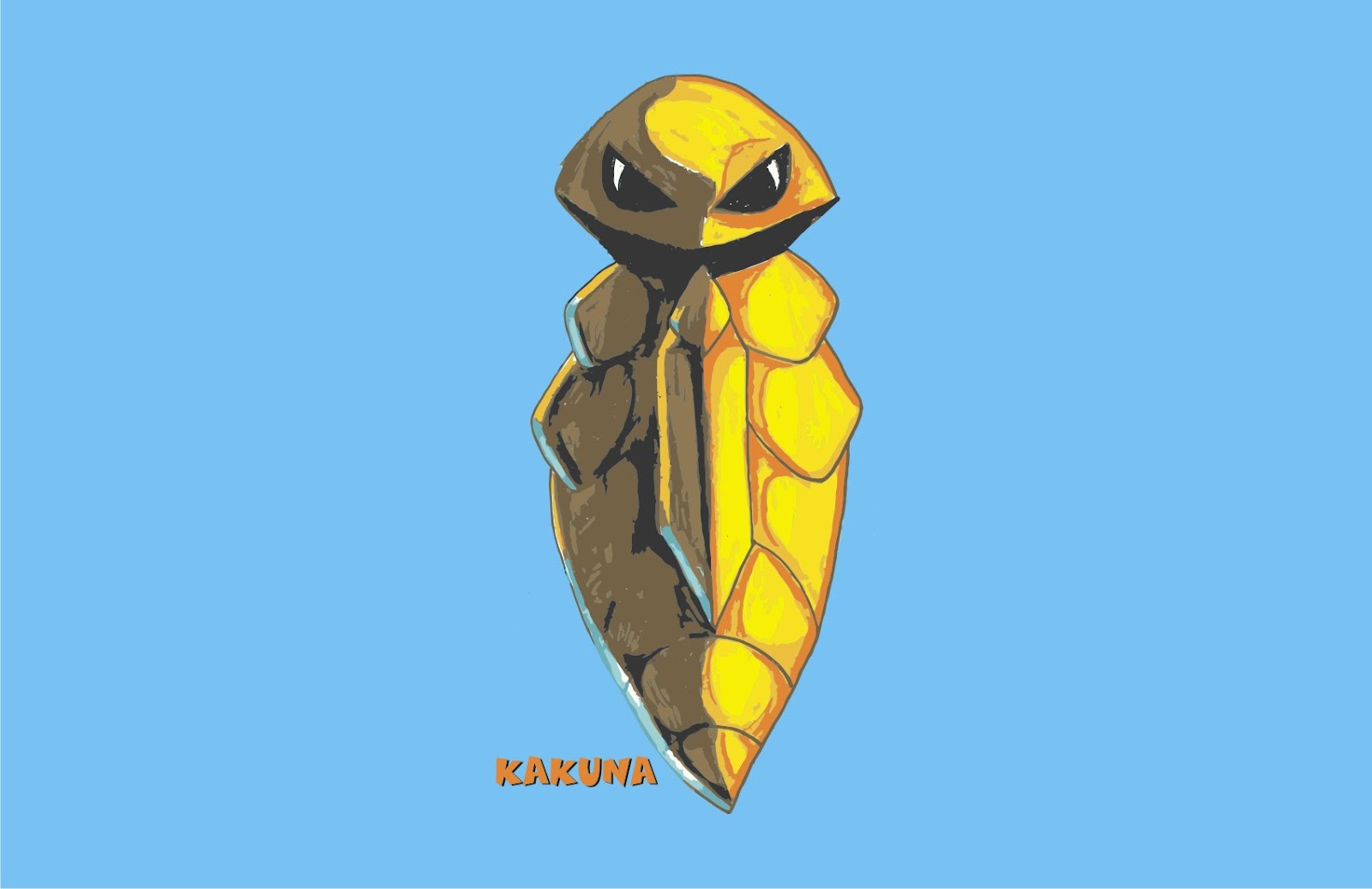 Pokemon Kakuna Vector Game
