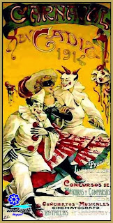 Cartel del Carnaval de Cádiz de 1914