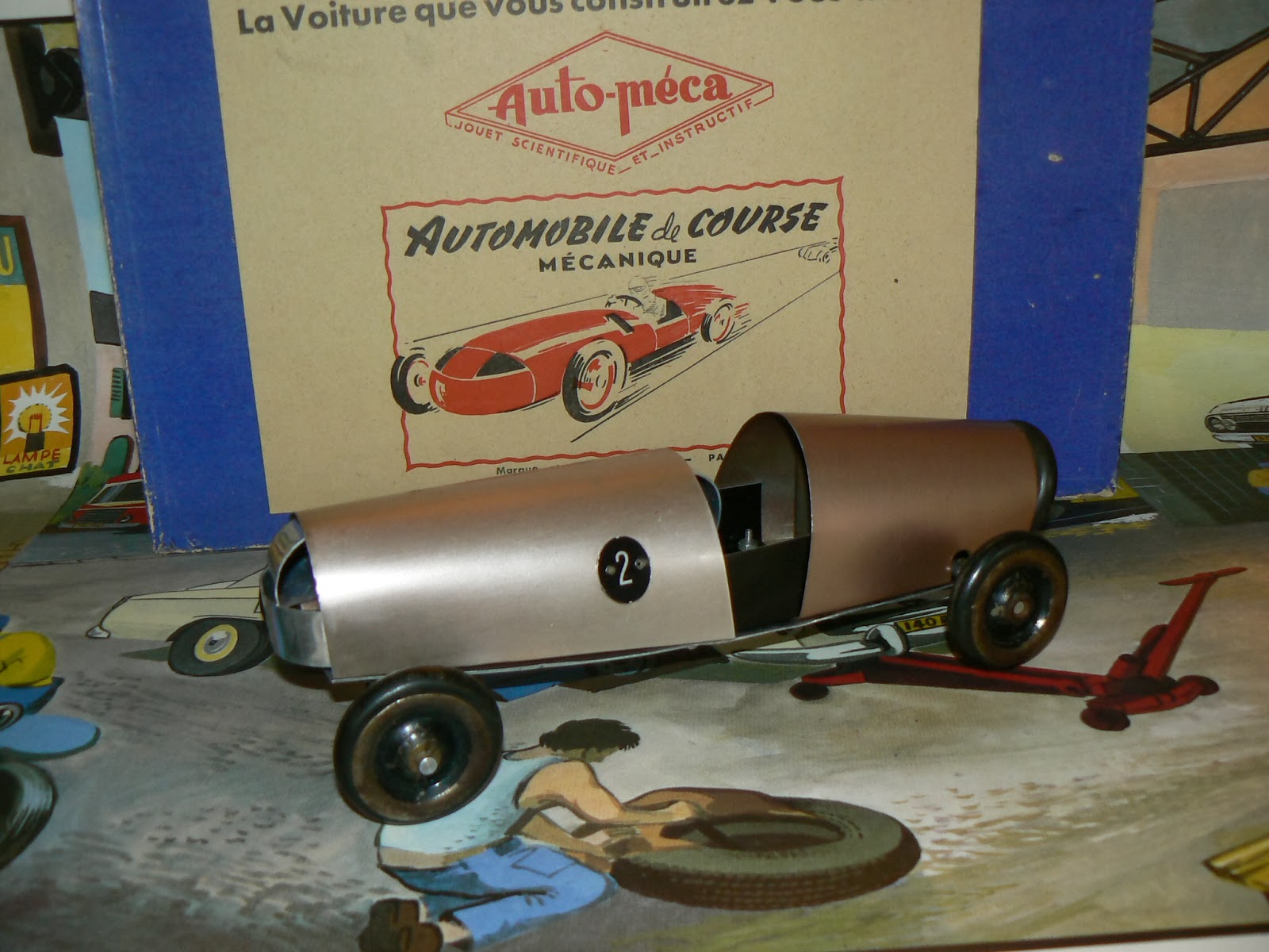Lot De Construction Mécano En Bois Vintage – Plus De 100 Pièces – Jouet Ancien