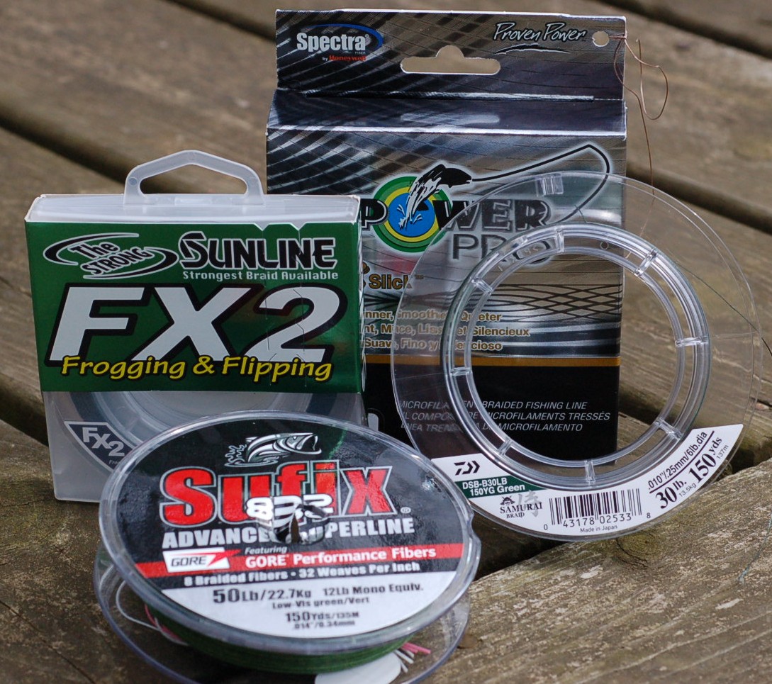 Bass Junkies Fishing Addiction Frog Fishing Line Choices.. Braid