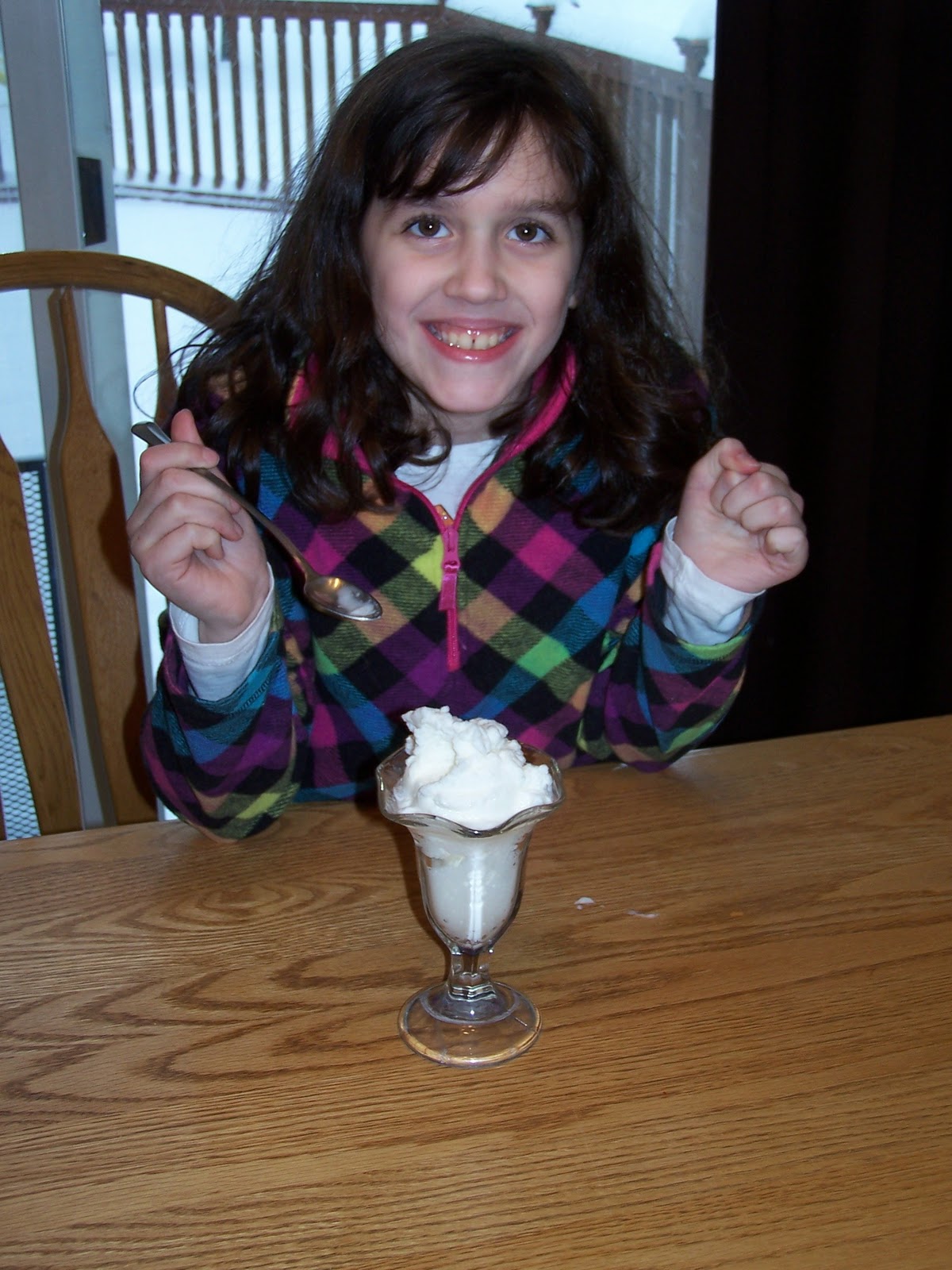 Heather's Recipes Snow Ice Cream