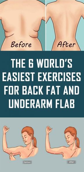 The 6 World S Easiest Exercises For Back Fat And Underarm Flab