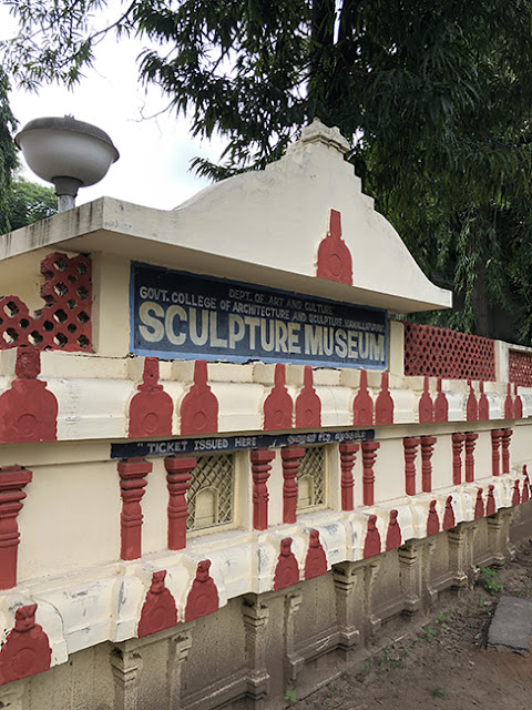Sculpture museum photo UNESCO Mahabalipuram Tamil Nadu