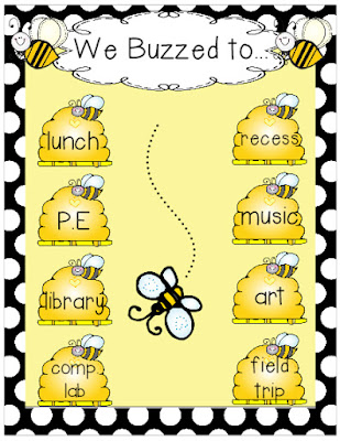 https://www.teacherspayteachers.com/Product/Where-are-we-bee-themed-sign-1340041