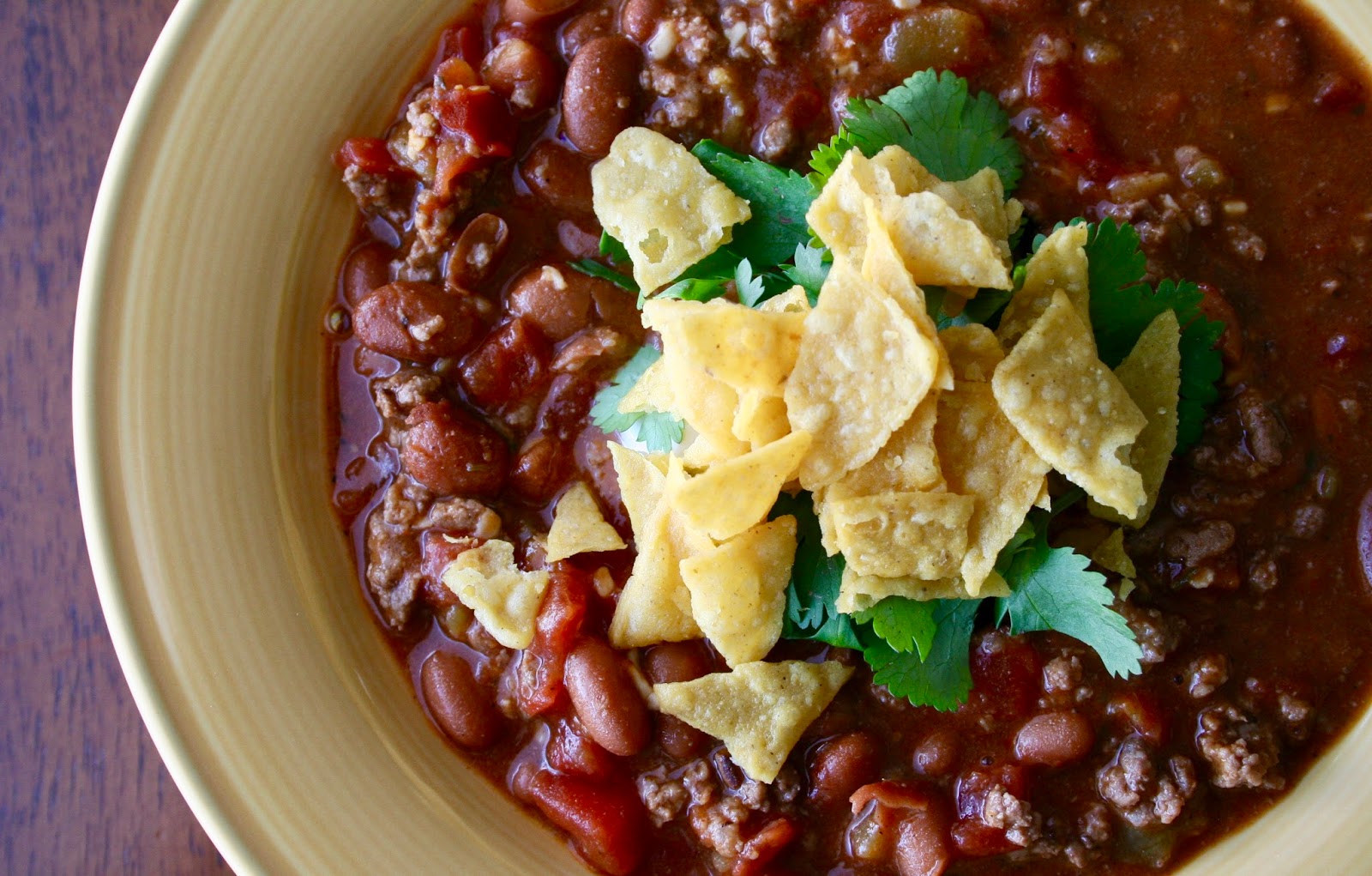 Pressure Cooker (or Stovetop) Beef Taco Chili