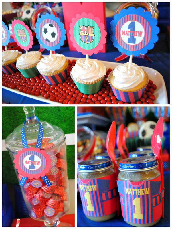 Karo's Fun Land Barcelona Soccer Themed Birthday Party Karo's Fun Land Barcelona Soccer Themed Birthday Party