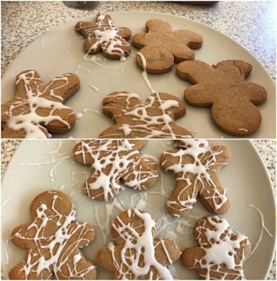Gingerbread mummy biscuits