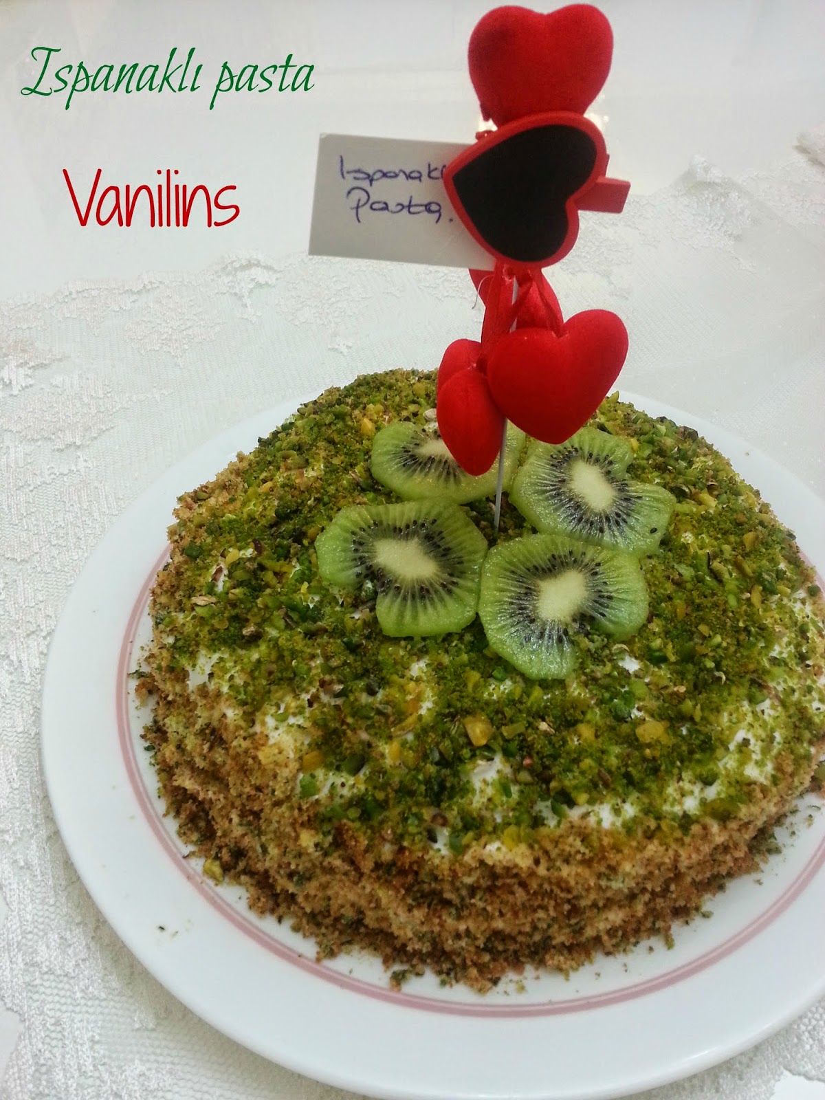 Ispanaklı Pasta Vanilins