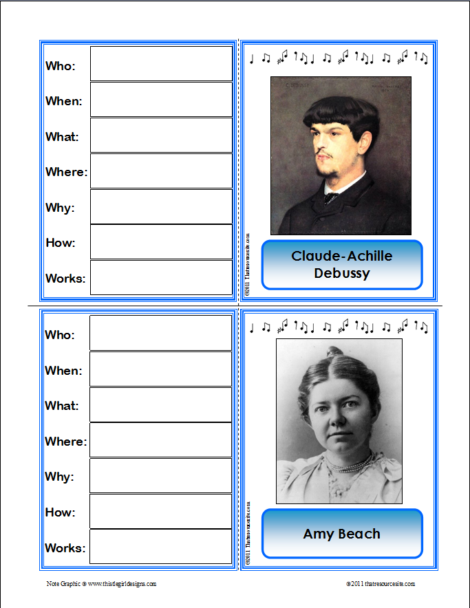 That Resource Site: A Must Have Timeline Featuring the Composers