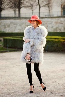 abrigo largo de pelo