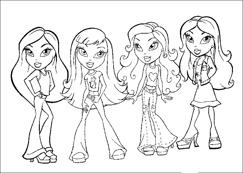 game girl coloring pages - photo #46