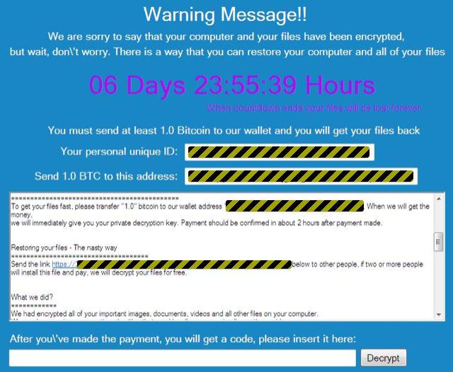 Il Disinformatico Popcorn Time, il ransomware che ti sblocca se