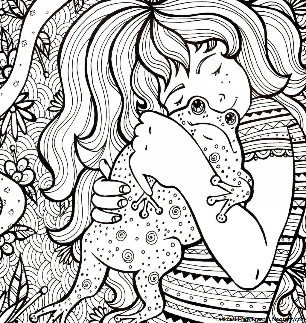 Раскраски Антистресс Для Девочек 14 Лет