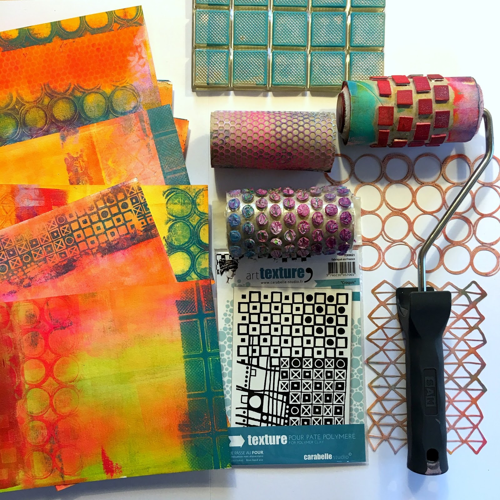 Printing with Gelli Arts® Beautiful Image Transfers on Gelli® Printed