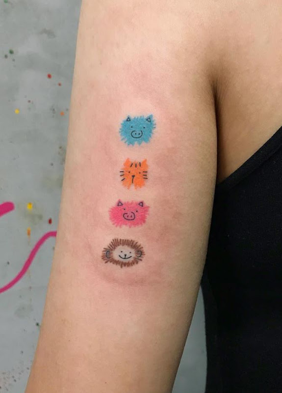 Mini tatuagens femininas Mini tatuagens femininas