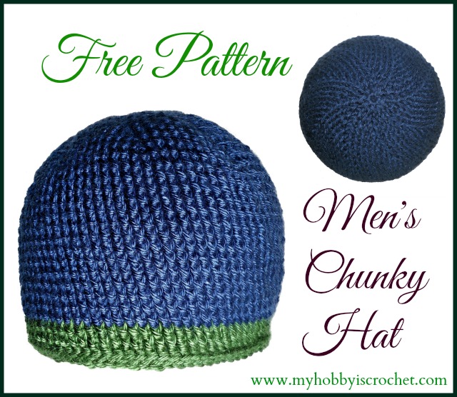 My Hobby Is Crochet: Ribbed Men Hat - Free Crochet Pattern REVIEW