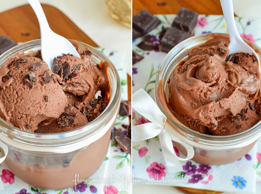 домашнее шоколадное мороженое рецепт