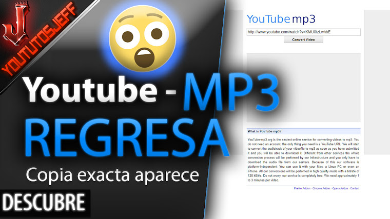 Youtube-MP3 Regresa en una copia exacta