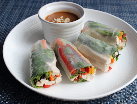 Spring Rolls - How to Make Fresh Spring Rolls - Rice Paper Wraps