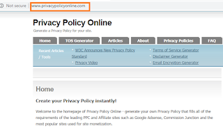 Cara Mudah Membuat Privacy Policy Blog