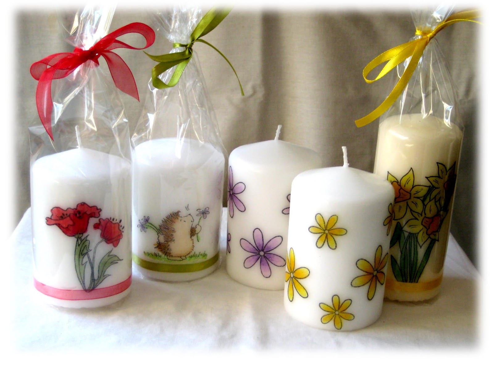 Linda's Candle Corner and Chocolate Bouquets Decorative Candles