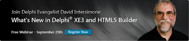 What's New in Delphi XE3 and HTML5 Builder Webinar