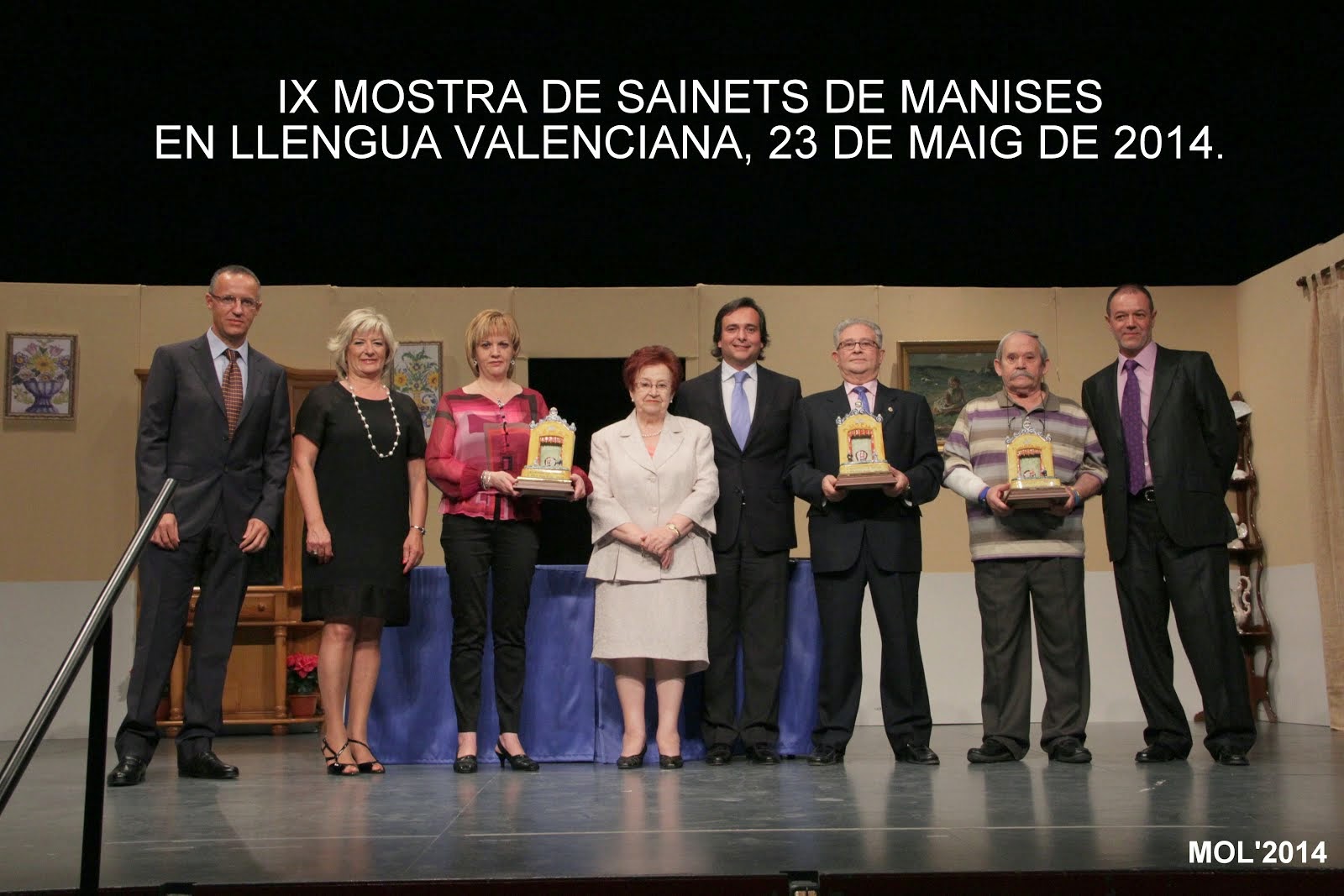 23.05.14 MOSTRA DE SAINETS EN LLENGUA VALENCIANA, MANISES MAIG DE 2014