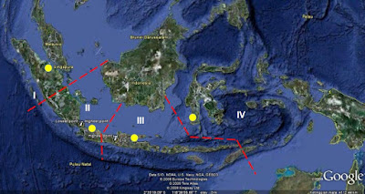 gambaran wilayah bagian zona dari Pelabuhan Indonesia
