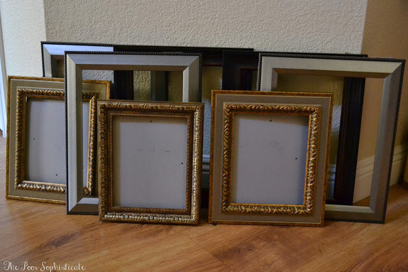 The Poor Sophisticate Ridiculously Easy Diy Aged Finishes I Spray Painted Them With A Rad Silver Paint Like The One Below