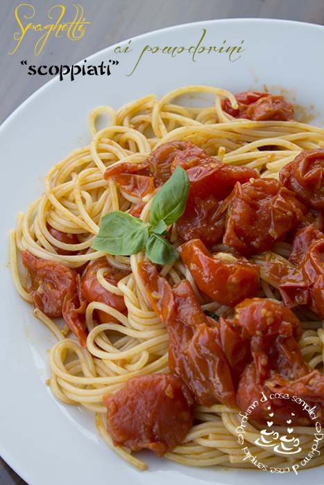 spaghetti con pomodorini 
