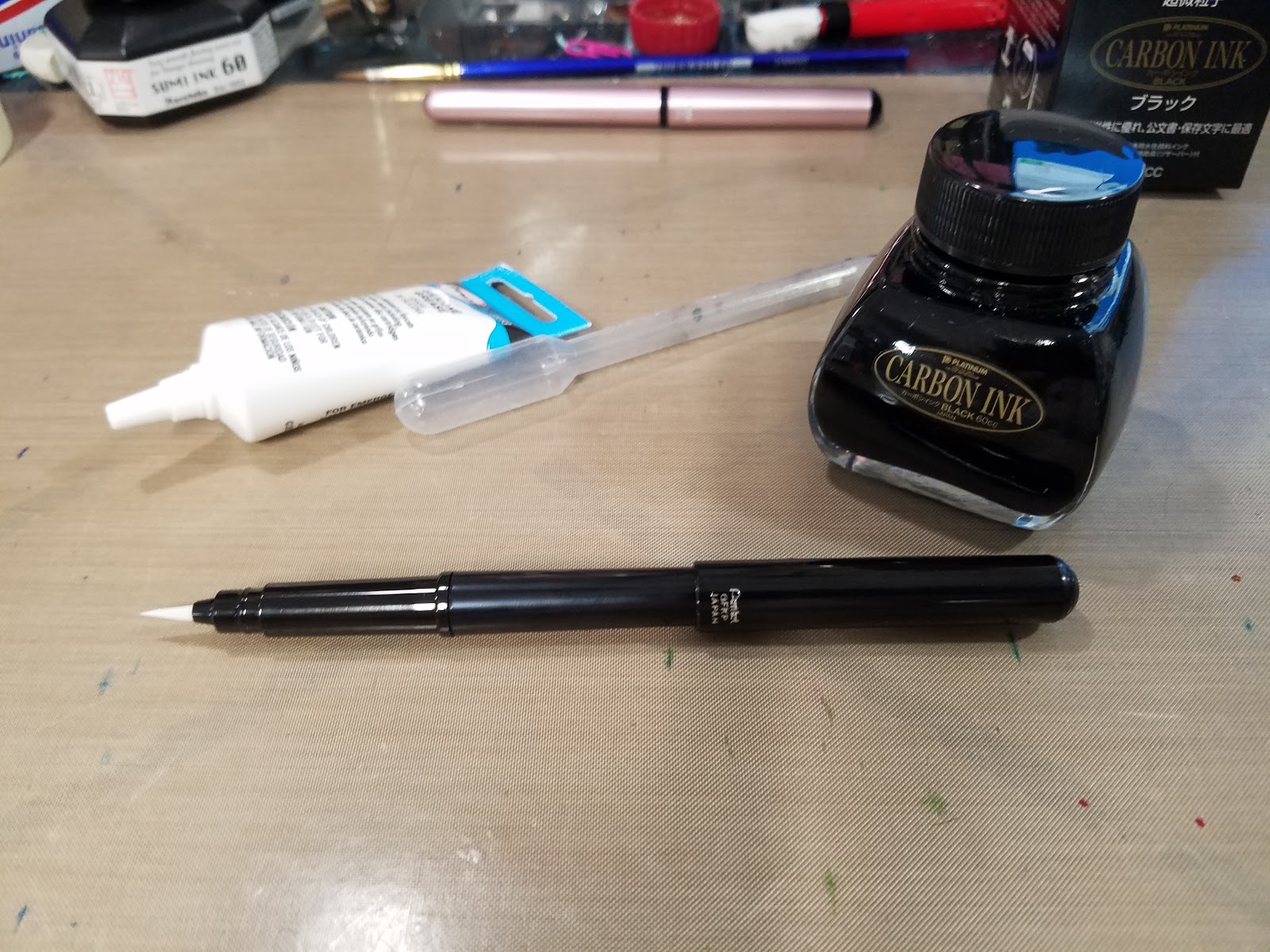 Pocket Brush Pen with 2 Black Refills – Pentel of America, Ltd.