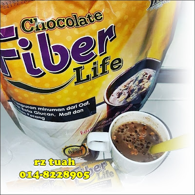 chocolate fiber life jamu ratu malaya