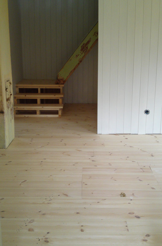 Prosjekt Buøen: Klart for gulvolje