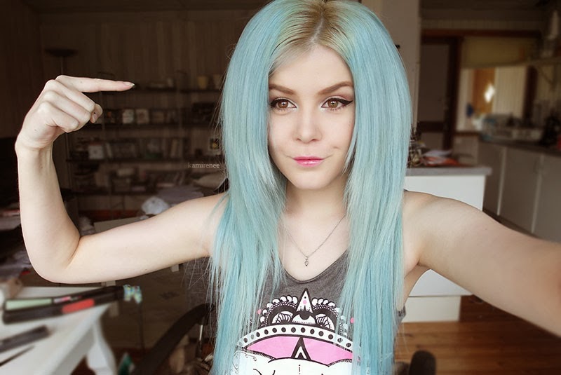 Pastel Blue Hair Tutorial in Photoshop - wide 6